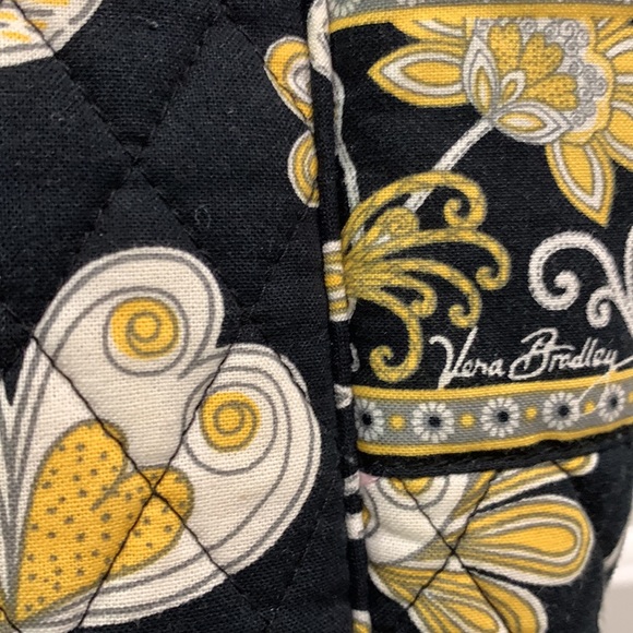 Vera Bradley Large Tote, Yellow Bird (Retired Pattern) - Picture 2 of 4